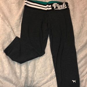 PINK crop leggings